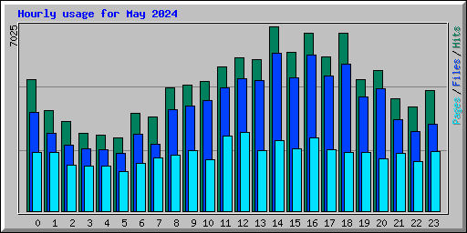 Hourly usage for May 2024